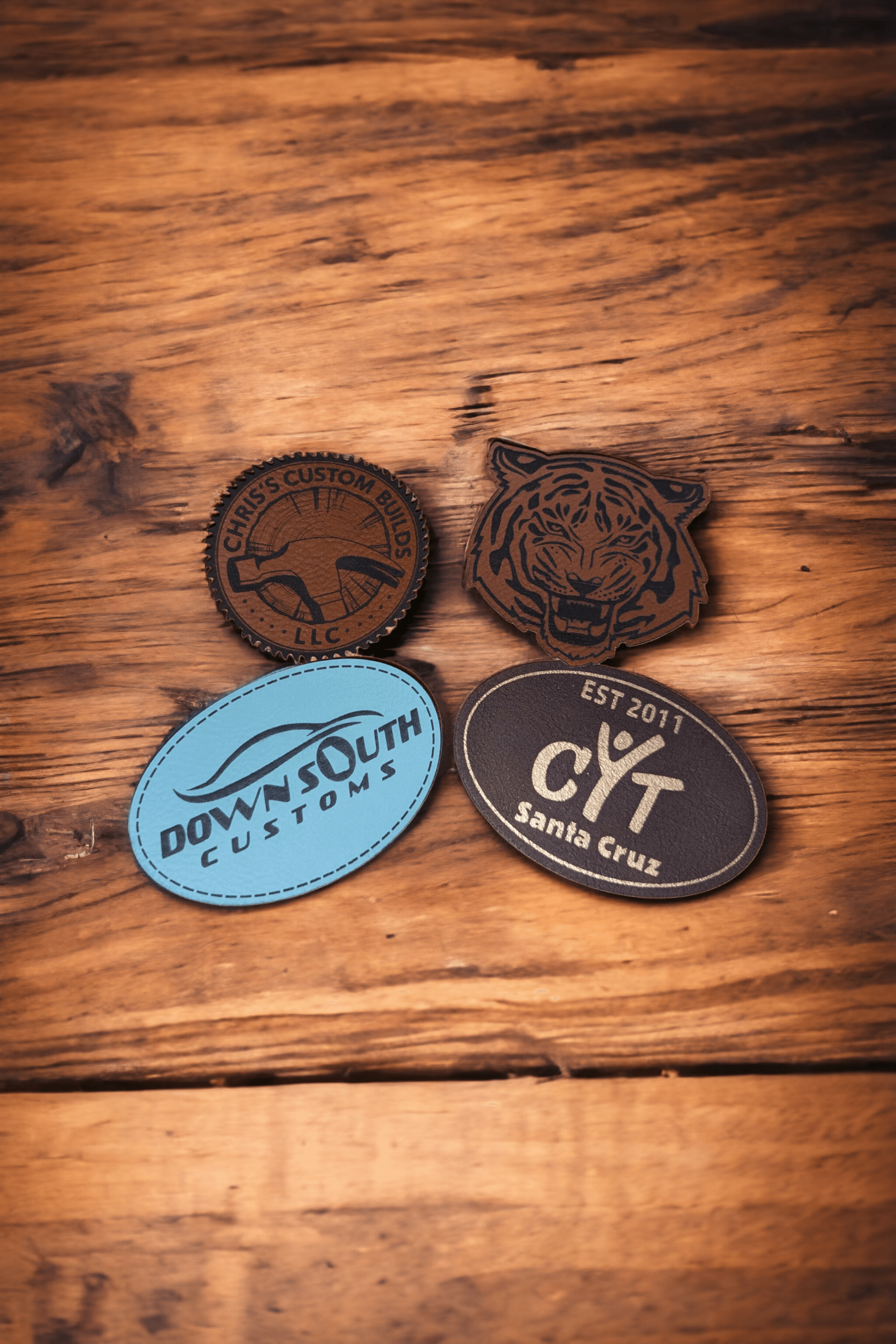 Iron-On Patches - Laser Engraved & Cut