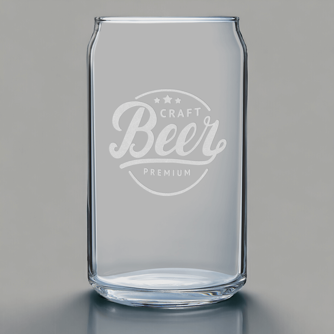 16 Oz Beer Can Glass
